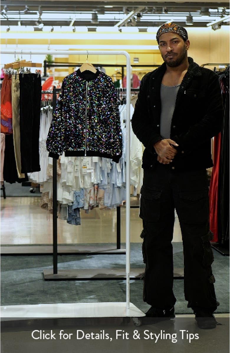 Kids' Sequin Bomber Jacket, sales video thumbnail