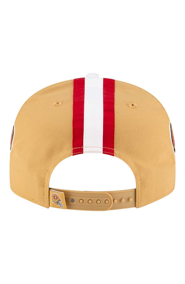 New Era Men's New Era Gold San Francisco 49ers Helmet 9FIFTY Snapback Hat, Alternate, color, Gold