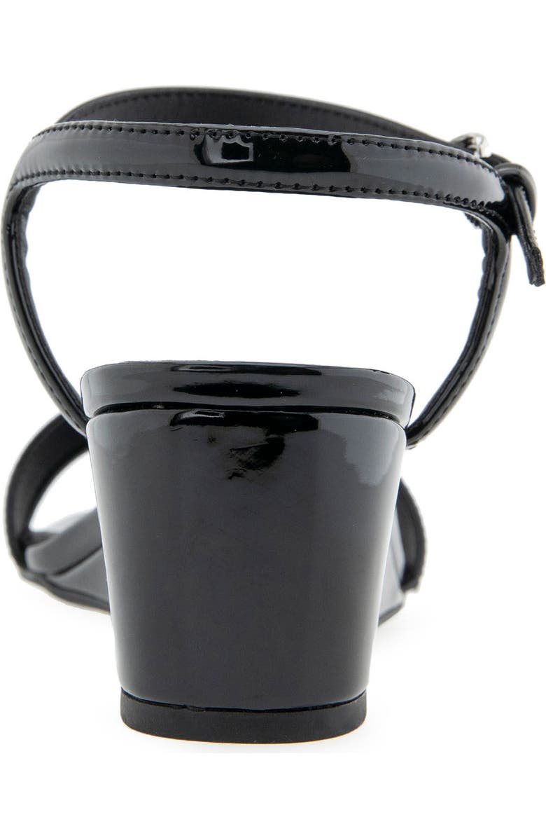 Aerosoles Witt Wedge Sandal, Alternate, color, Black Patent Faux Leather