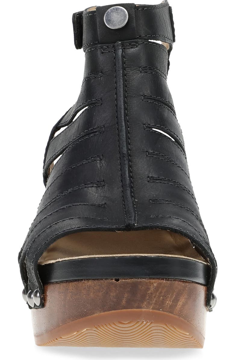 Dansko Adie Ankle Strap Platform Wedge Sandal, Alternate, color,