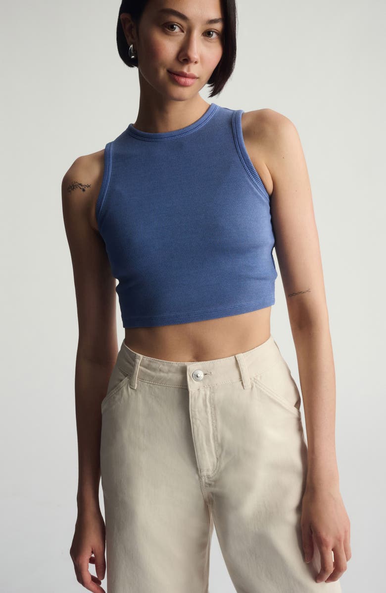 Brooklyn Industries Rib Stretch Cotton Tank, Alternate, color, 