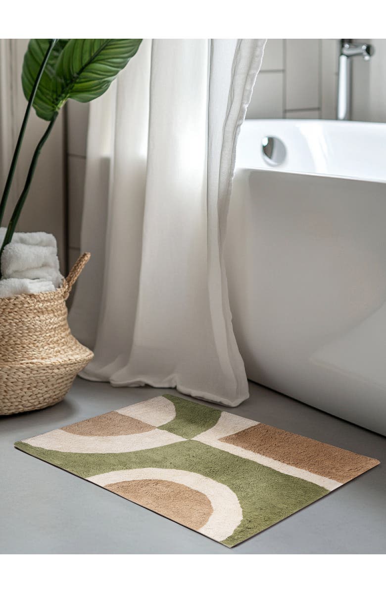 GAURI KOHLI Glendale Bath Mat 24"X36", Alternate, color, Multicolored