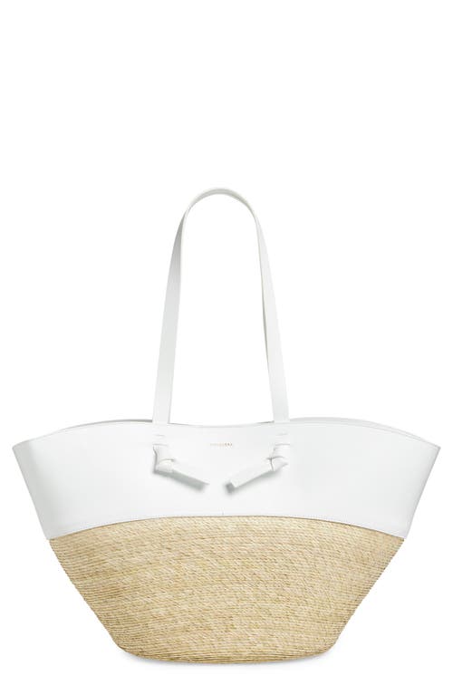 Altuzarra Large Knot Basket Optic White In Optic White