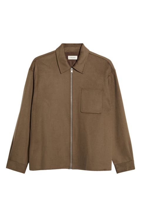 Double Face Zip Shirt Jacket