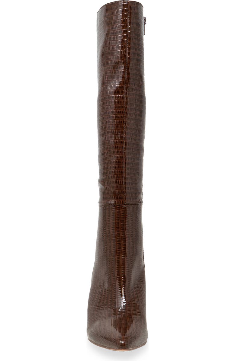 CHASE AND CHLOE Pointed Toe Mid-Calf Boot, Alternate, color, Brown