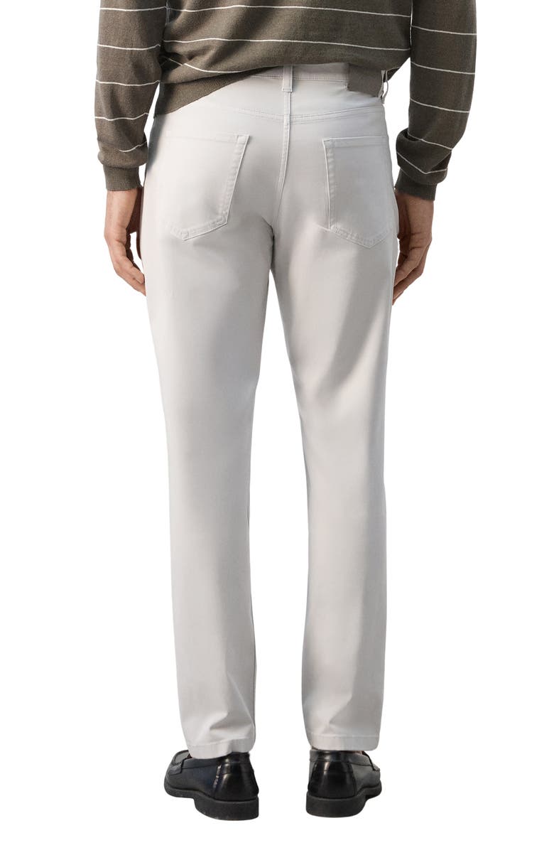 MANGO Regular Fit Straight Leg Jeans, Alternate, color, Ice Grey