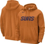 Nike Men's Nike Orange Phoenix Suns Courtside Versus Stitch Split Pullover Hoodie