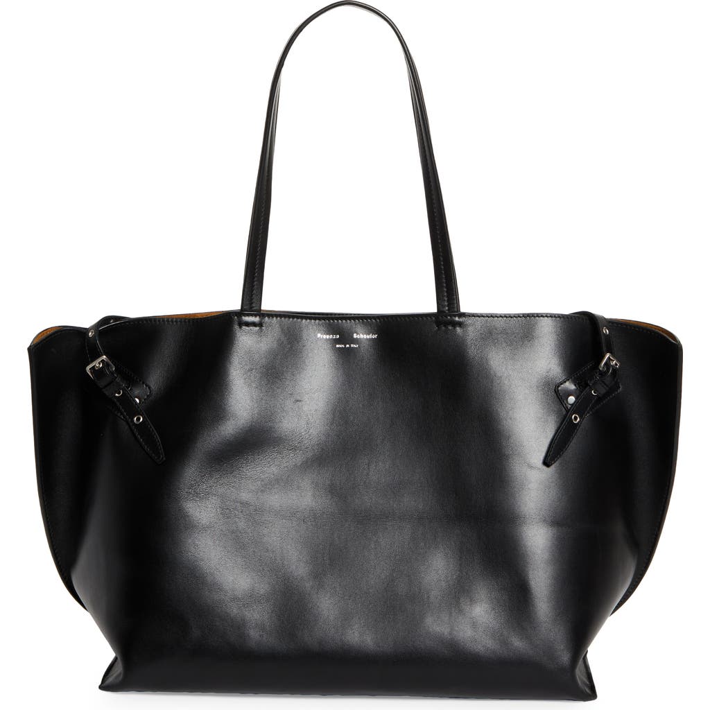 Proenza Schouler Days Smooth Leather Tote Bag In Black