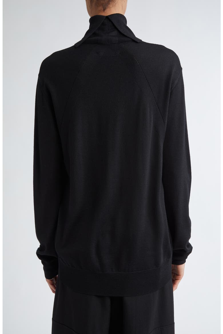 Wool Turtleneck Sweater, Alternate, color, BLACK