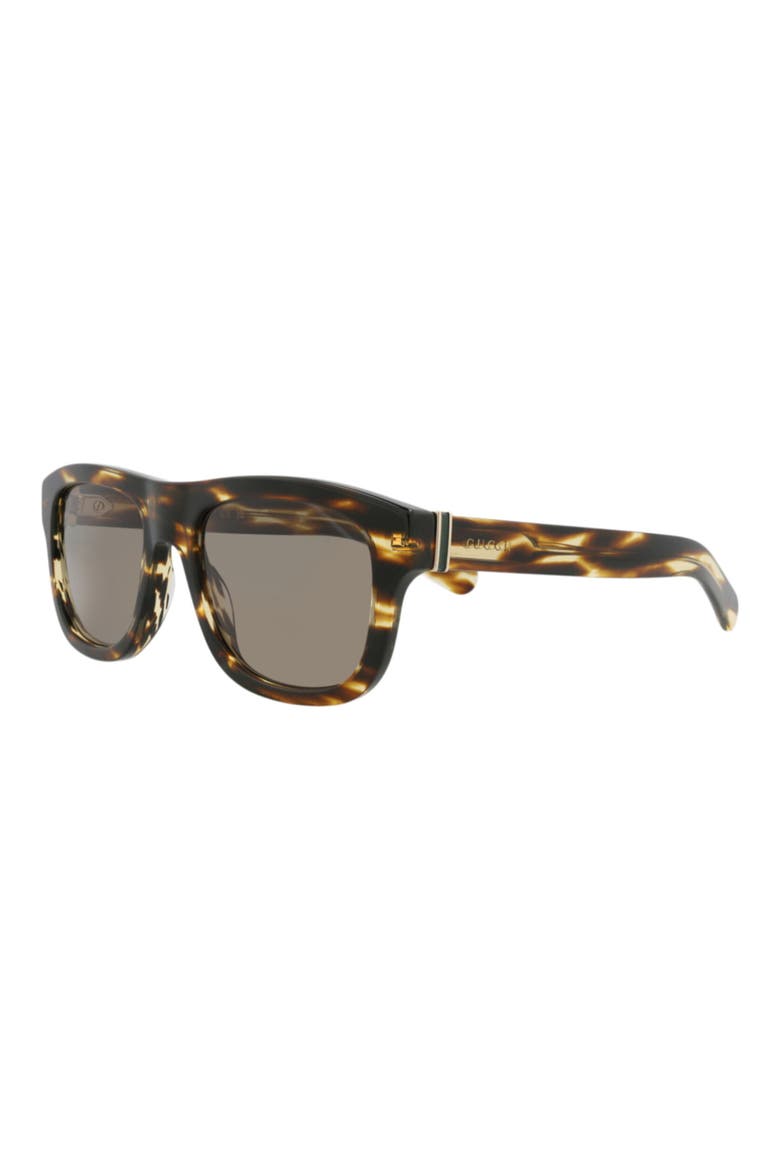 54mm Square Sunglasses, Alternate, color, HAVANA HAVANA BROWN