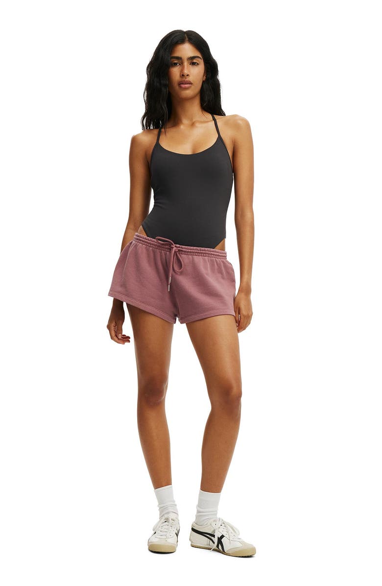 Body Women's Active Fleece Micro Short, Alternate, color, Washed Dusty Rose