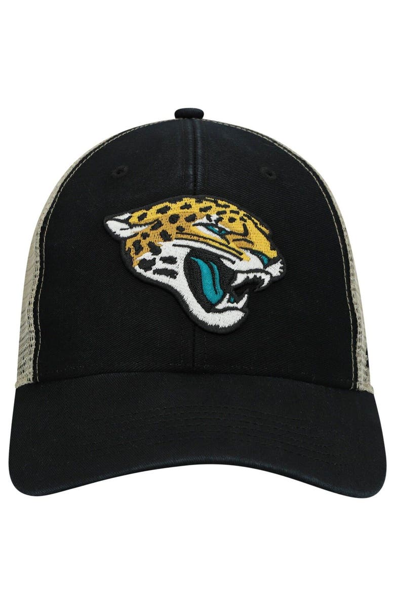 '47 Men's '47 Black Jacksonville Jaguars Flagship MVP Snapback Hat, Alternate, color, 