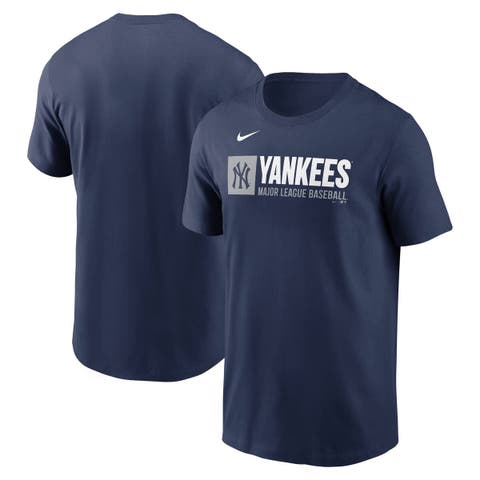 Men's Nike  Navy New York Yankees Team Block T-Shirt