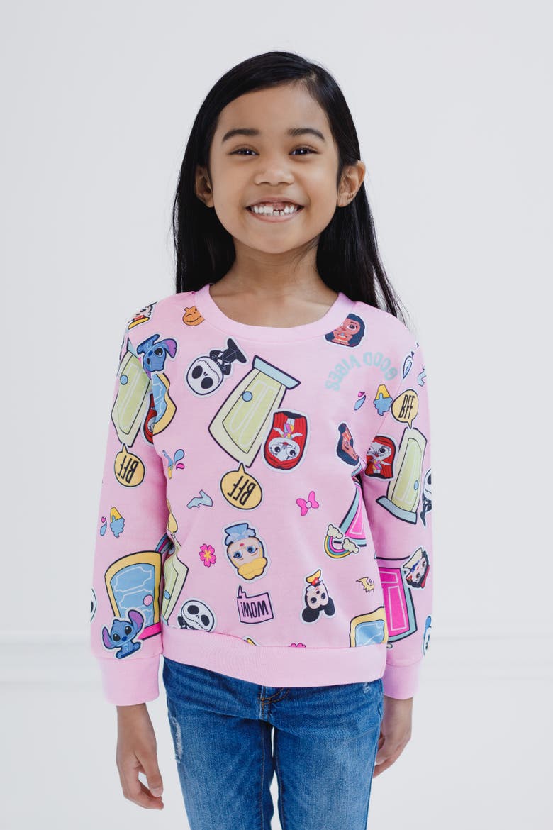 Doorables Pullover Sweatshirt, Alternate, color, Pink Doorables