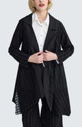 LUUKAA Sunniva Mixed-Media Long Jacket