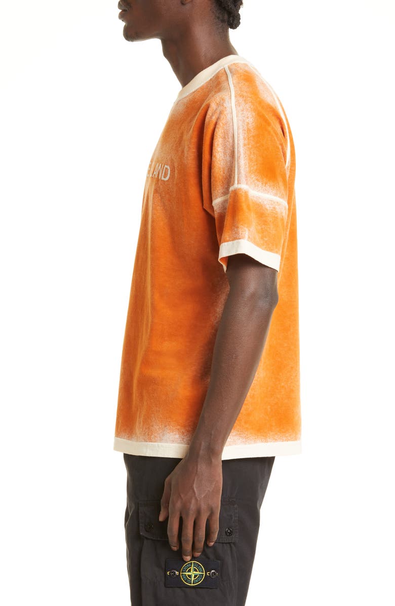 Stone Island Hand Spray Logo Graphic Tee, Alternate, color, 