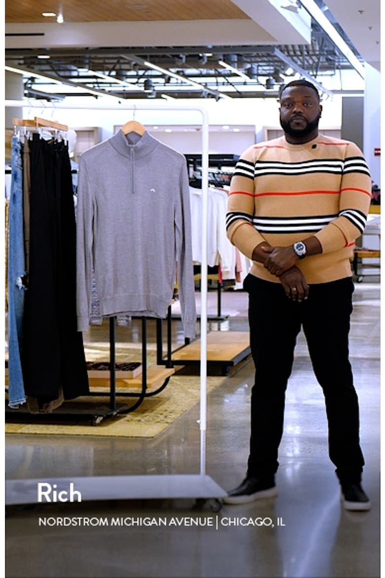 Kian Quarter Zip Wool Sweater video