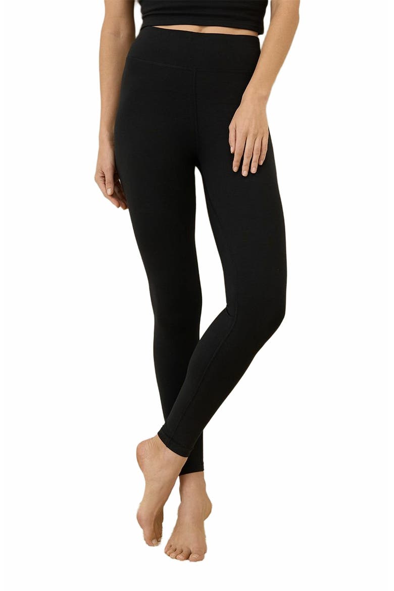 Organic Cotton On the Go-To Legging, Alternate, color, Black