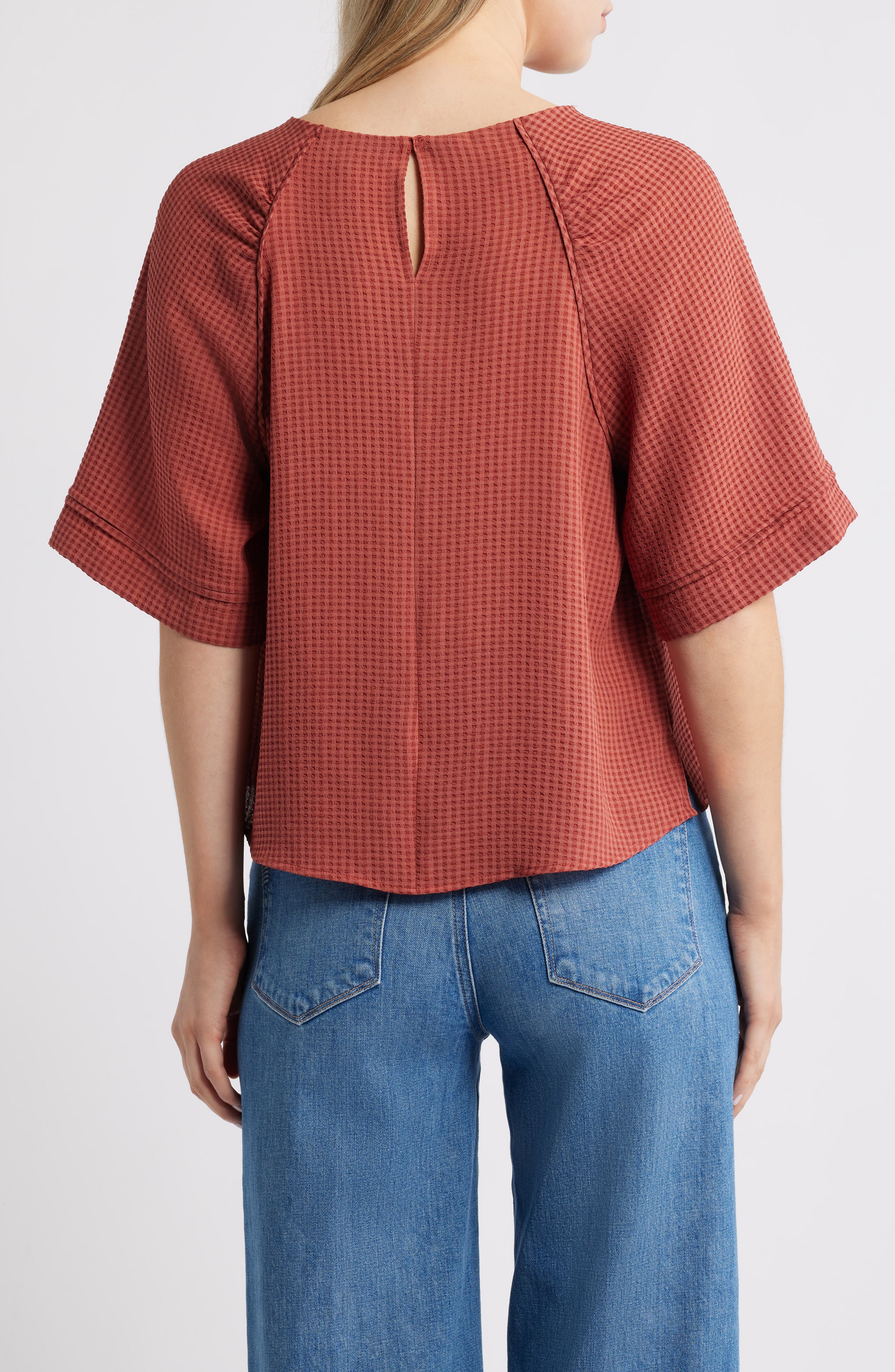 Shirred Bell Sleeve Top - image 4