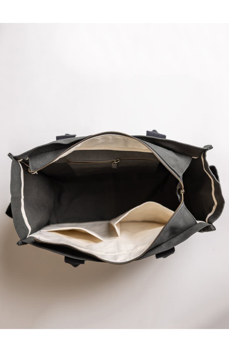 Terra Thread Organic Cotton Everyday Canvas Tote, Alternate, color, Charcoal Grey