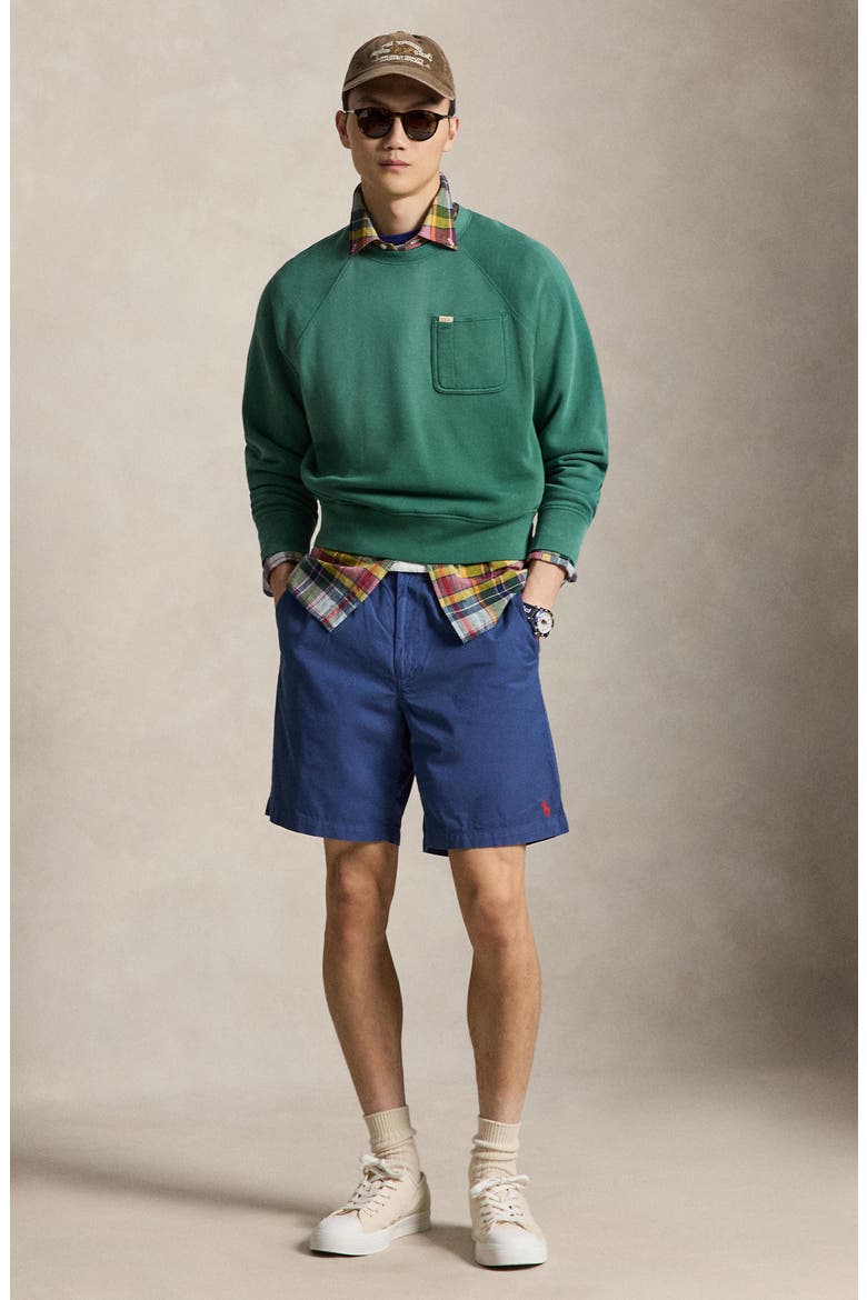 Prepster Cotton Twill Chino Shorts, Alternate, color, NIGHT NAVY