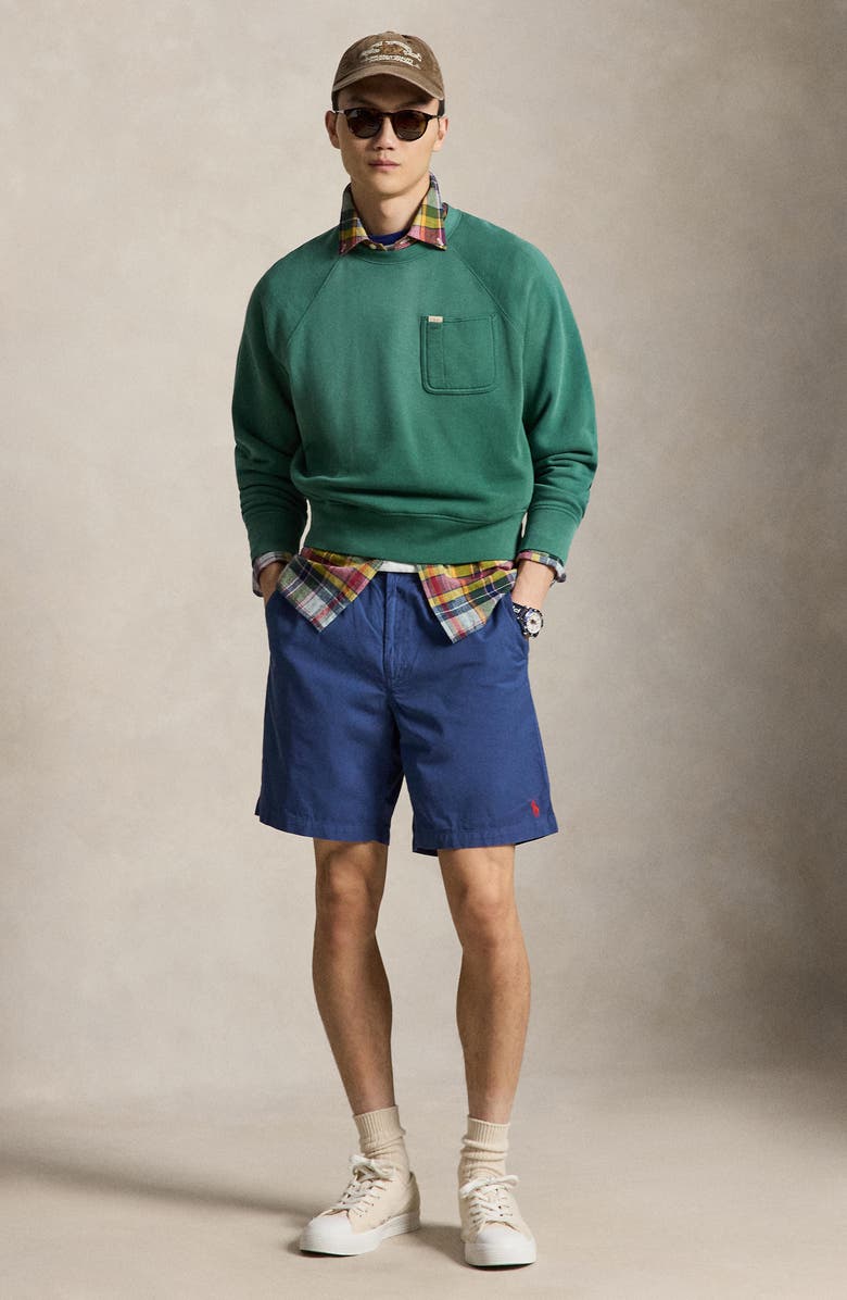 Polo Ralph Lauren Prepster Cotton Twill Shorts, Alternate, color, Night Navy