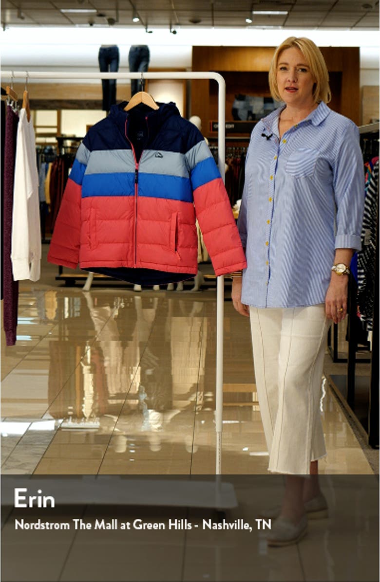 Kids' 650 Fill Power Water Resistant Hooded Down Jacket, sales video thumbnail