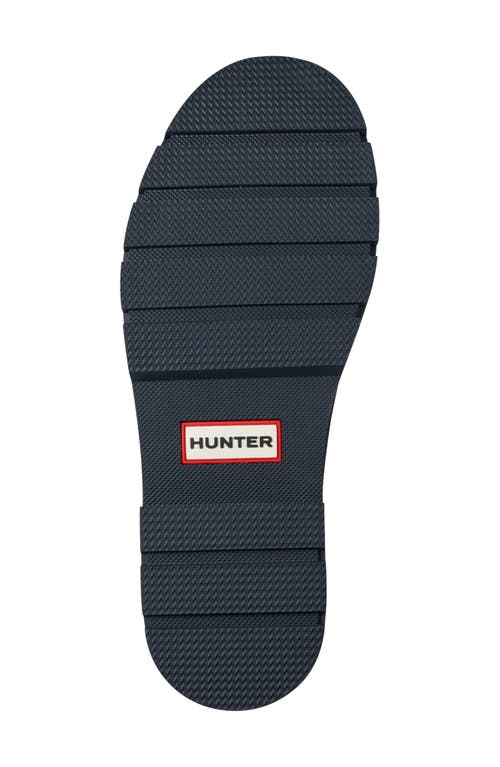 Hunter Orford Insulated Waterproof Chelsea Boot In Dark Blue