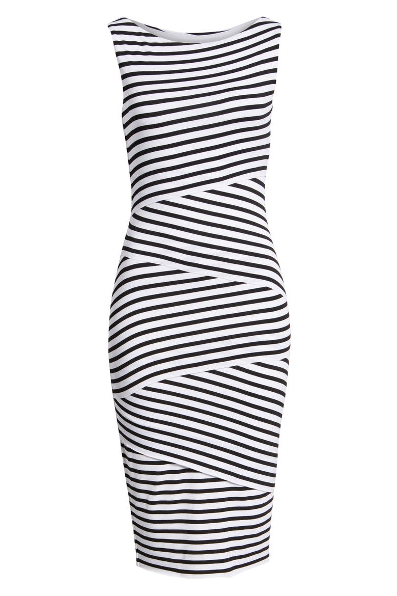 Stripe Column Dress, Alternate, color, STRIPE