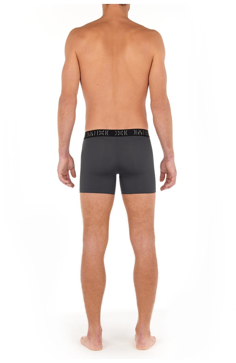 HOM USA Patrick #2 Long Boxer Briefs 3-Pack, Alternate, color, Black/Grey/Grey