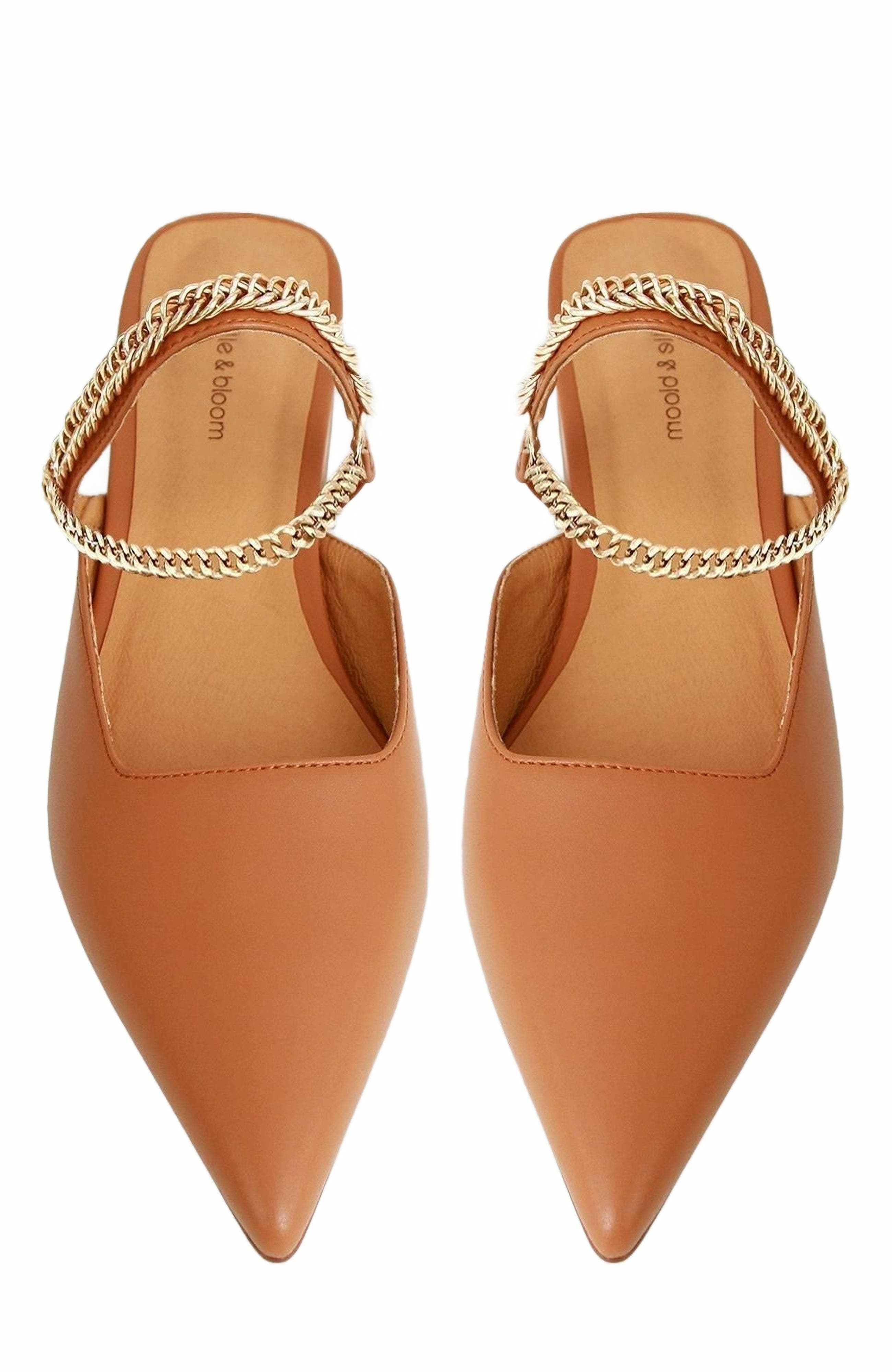 On The Go Leather Flat, Alternate, color, Camel