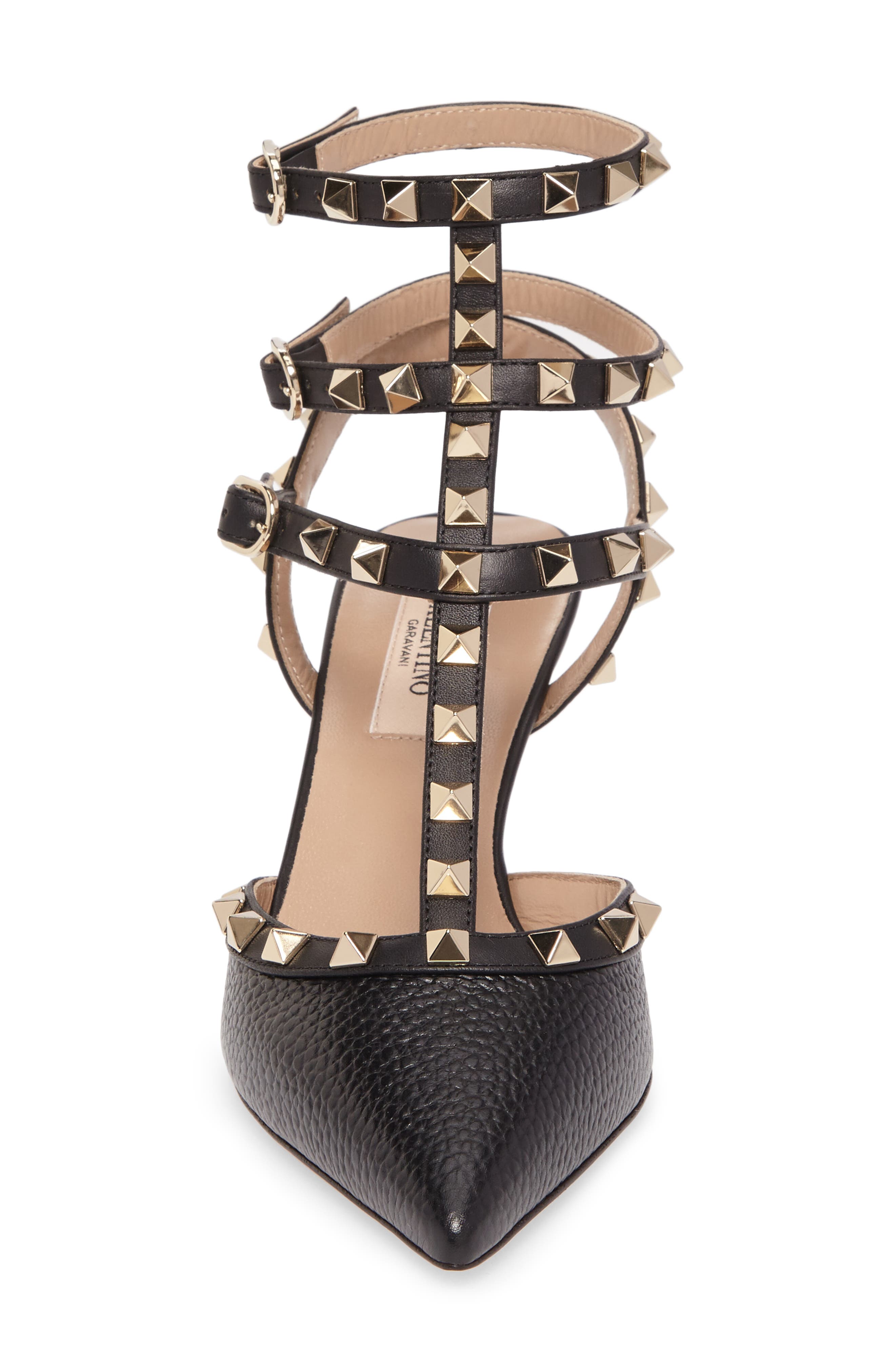 Valentino Garavani Rockstud T-Strap Pump, Alternate, color, 