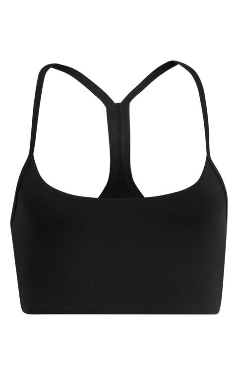 Stretch Cotton Racerback Bralette