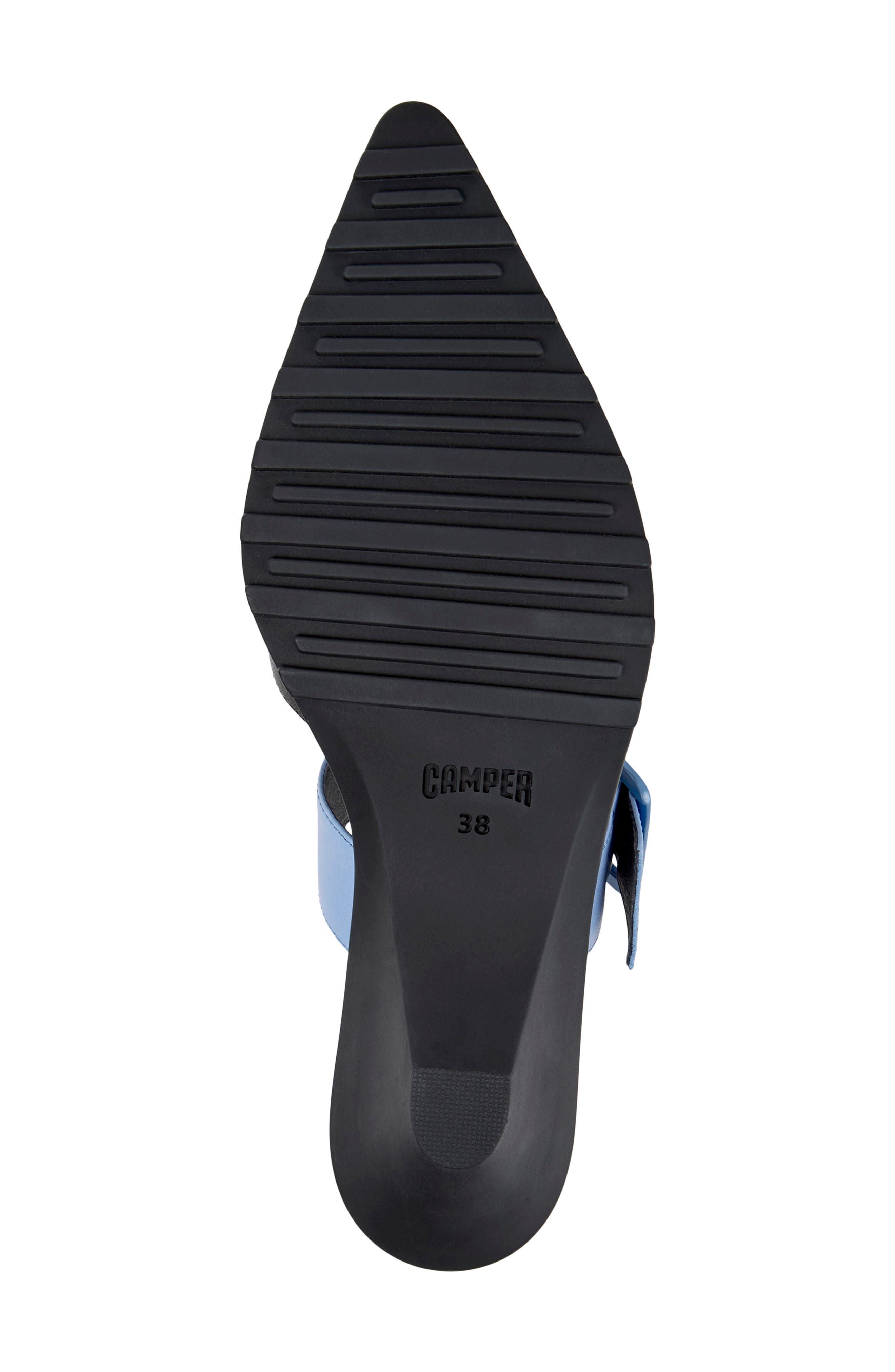 Camper Anita Pointed Toe Mule, Alternate, color, Black