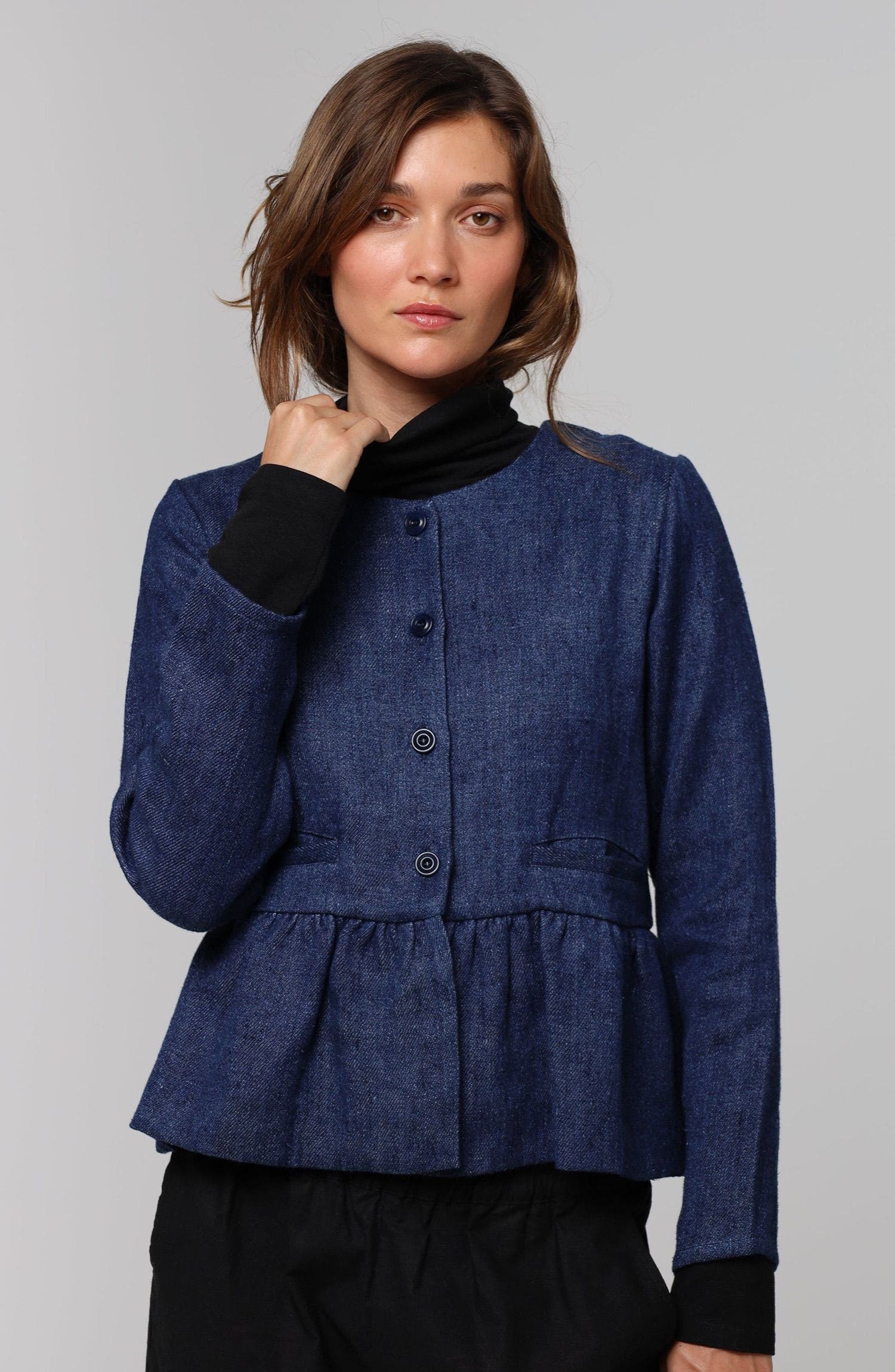 selected blue denim