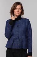 JUANA Denim Atelier Peplum Jacket