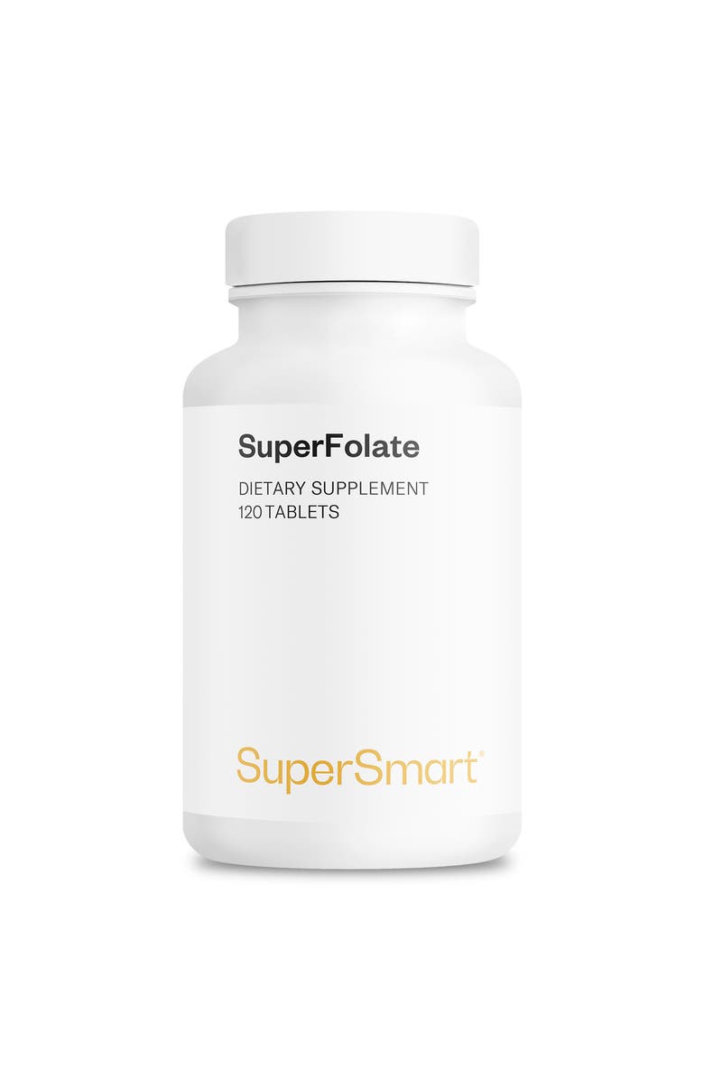 SuperSmart SuperFolate 400mcg / 4g, Main, color, NO COLOR