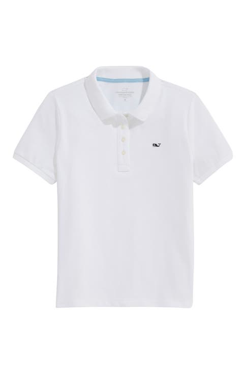 Kids' Stretch Cotton Piqué Polo