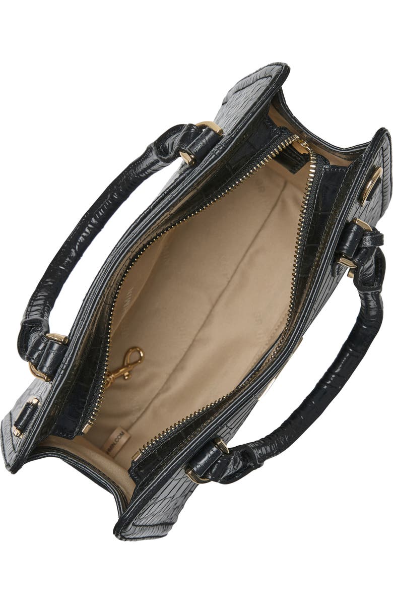 Brahmin Cami Embossed Leather Satchel, Alternate, color,