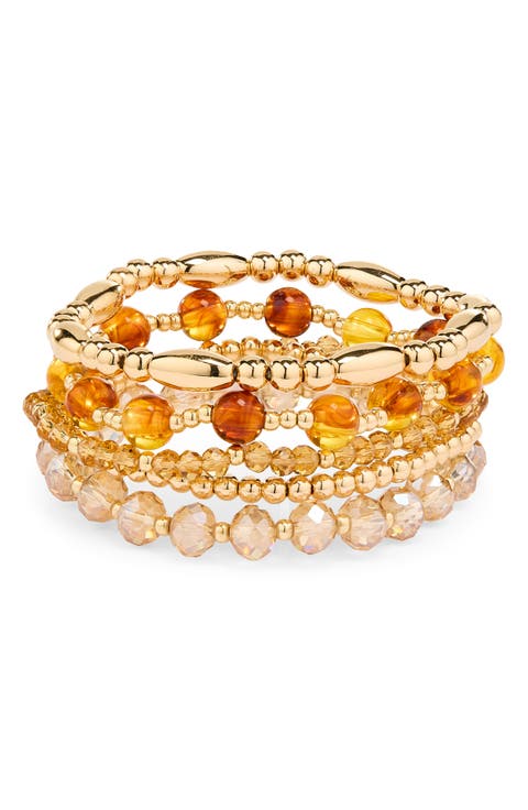 Assorted 5-Pack Stretch Bracelets