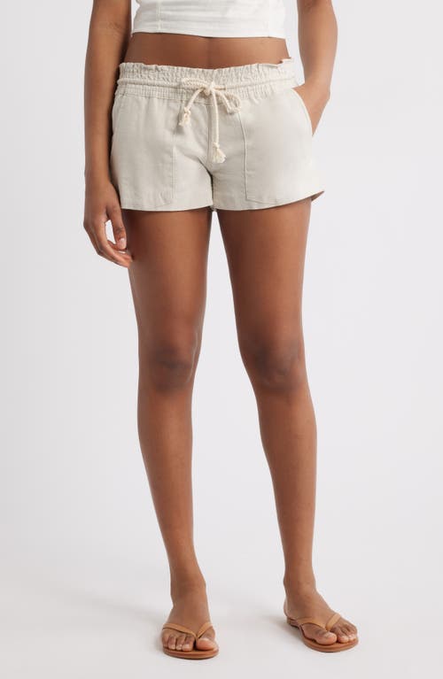 Roxy Oceanside Cotton Drawstring Shorts