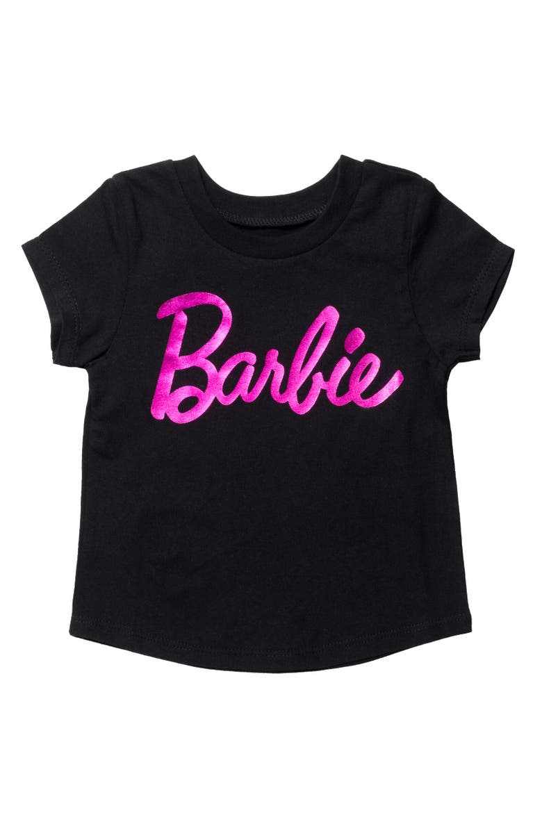 Barbie Graphic T-Shirt, Main, color, Black / Pink