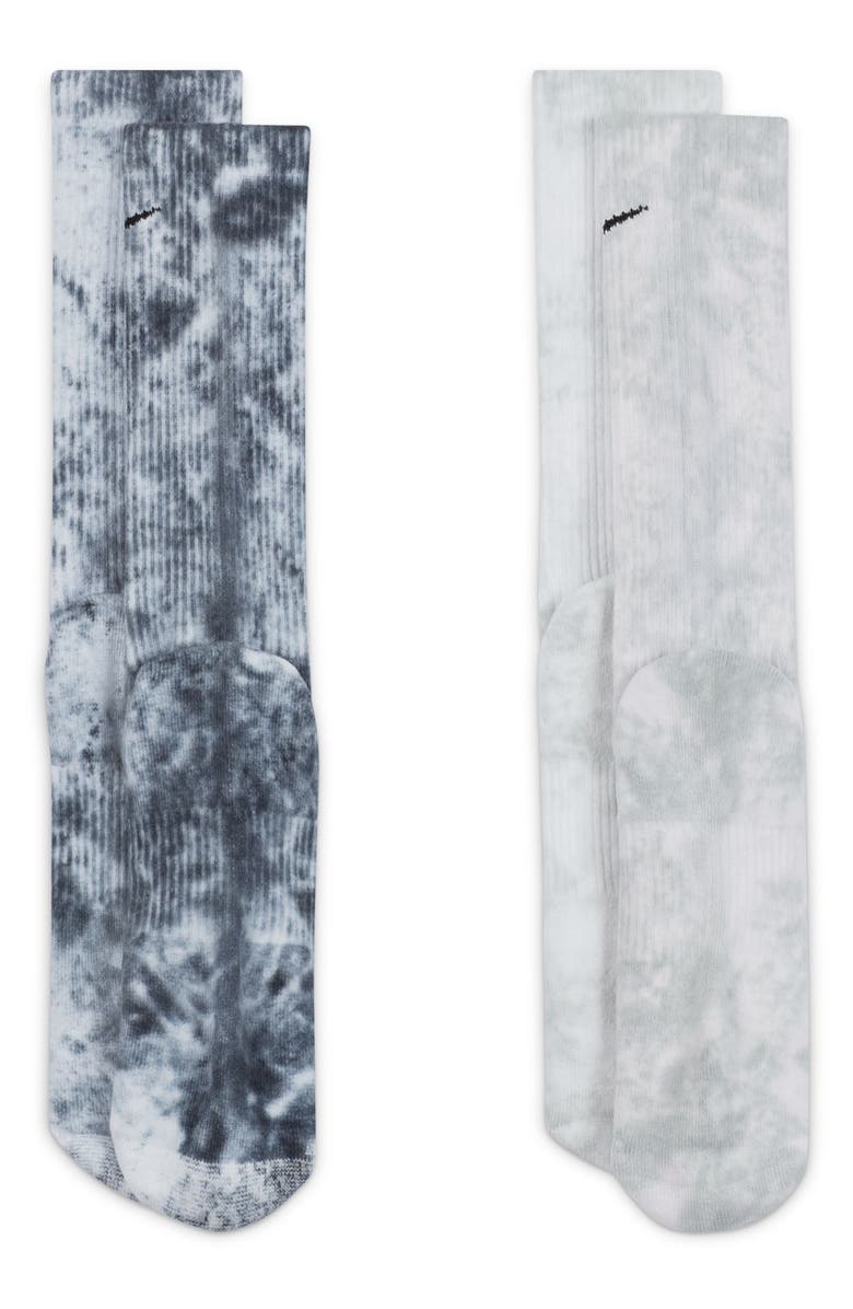 Nike Dri-FIT 2-Pack Assorted Everyday Plus Athletic Socks, Alternate, color,