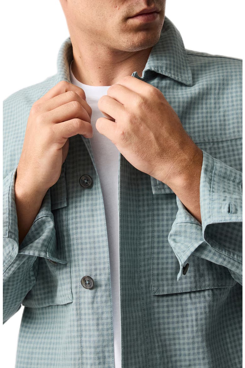 Hills Creek Linen & Cotton Shirt Jacket, Alternate, color, CEYLON