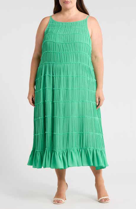 JASON WU Boat Neck Tiered Maxi Dress