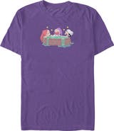 KPop Demon Hunters Men's Rumi, Mira and Zoey Relaxing Short Sleeve Graphic T-Shirt