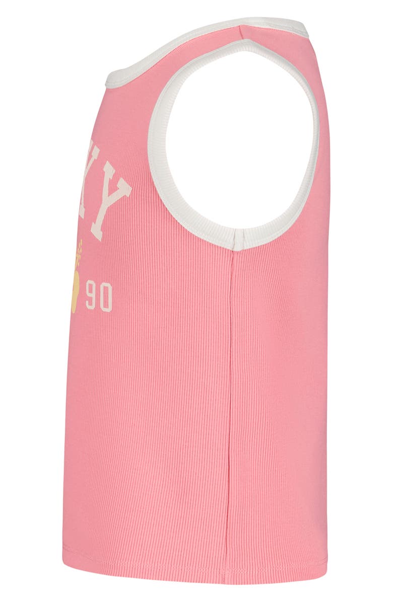 Roxy Kids' Collegiate Arch Stretch Cotton Tank, Alternate, color, Plumeria