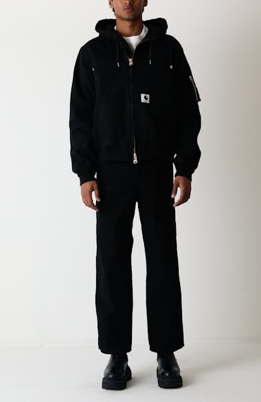 ジャケット・アウター Sacai Carhartt Duck Hooded Blouson SACAI Washed Duck Hooded Blouson by Sacai x Carhartt WIP