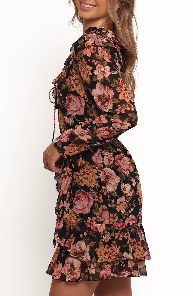 Petal & Pup Alyssia Long Sleeve Minidress, Alternate, color, Floral