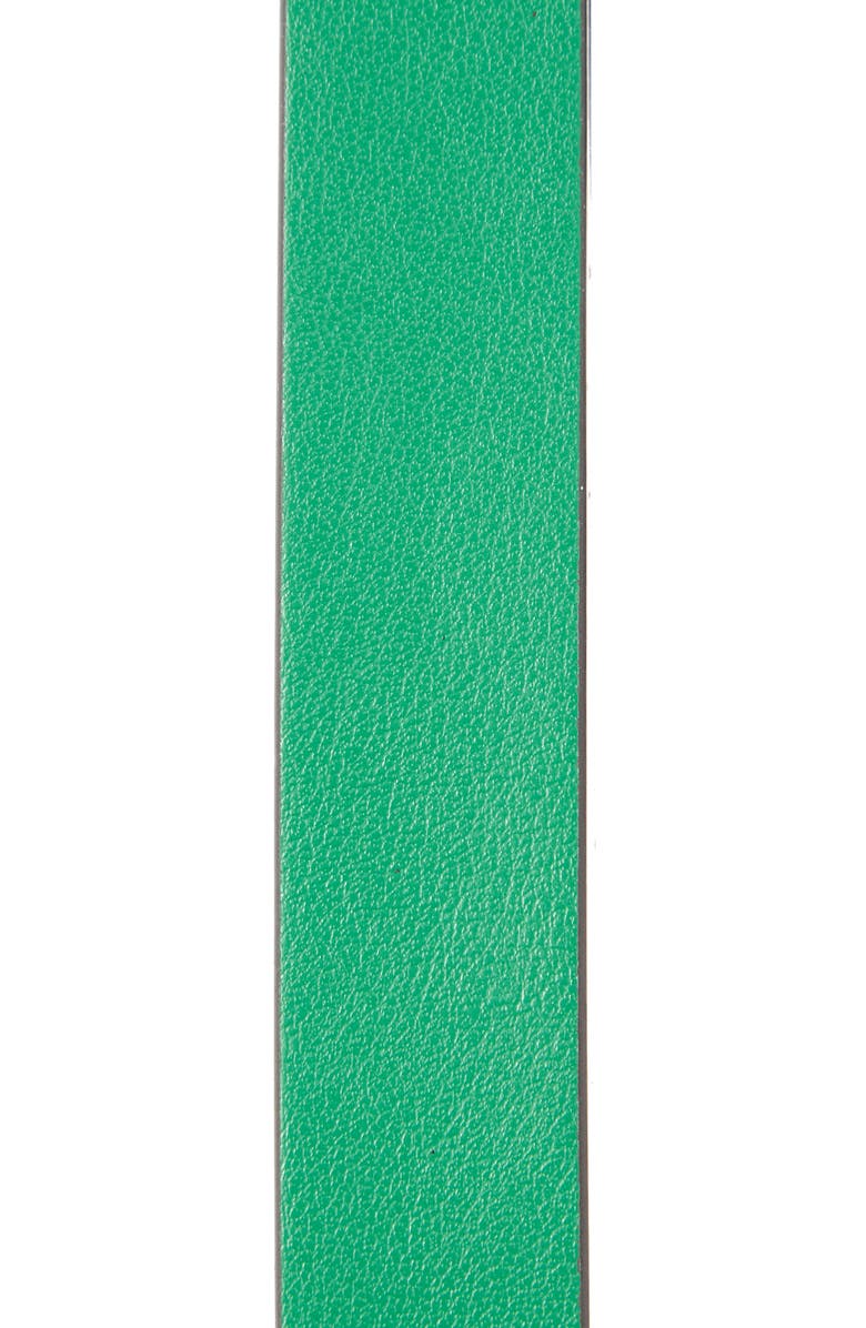 Kate Spade New York enamel logo plaque belt, Alternate, color, 